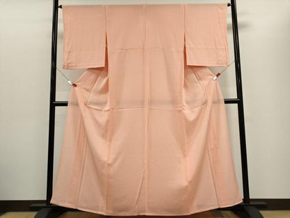 平和屋着物＊夏物　色無地　絽　一斤染色　正絹　逸品　CABH0951ou