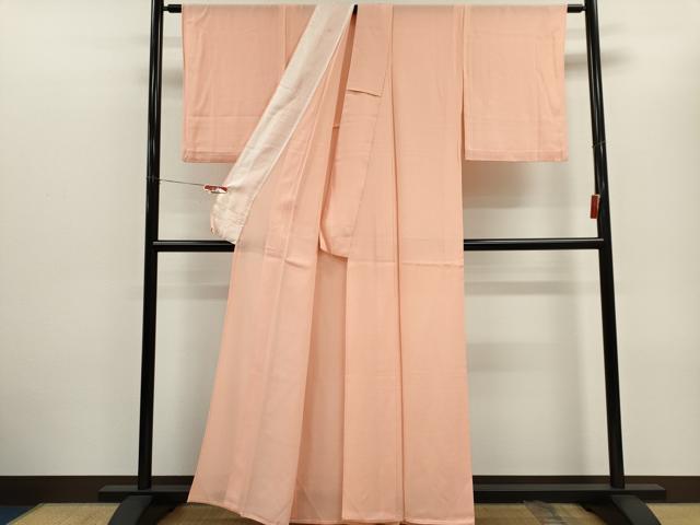 平和屋着物＊夏物　色無地　絽　一斤染色　正絹　逸品　CABH0951ou