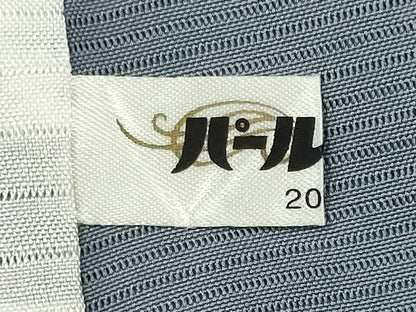 平和屋着物＊夏物　色無地　絽　桔梗鼠色　正絹　逸品　CABH0953ou