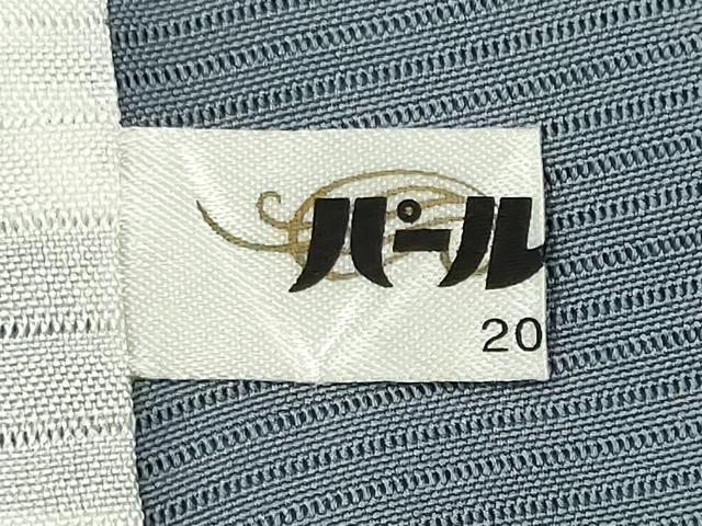 平和屋着物＊夏物　色無地　絽　桔梗鼠色　正絹　逸品　CABH0953ou