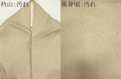 平和屋着物■色留訪問着　駒刺繍　枝松文　金彩　正絹　逸品　CABH1005ou