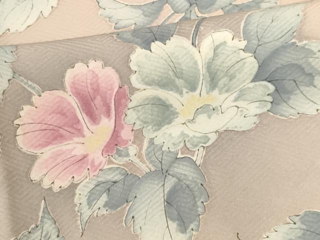 平和屋着物■上質な小紋　草花文　正絹　逸品　CABH1091ou