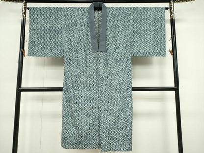 平和屋着物■男性　長襦袢　無双仕立て　鹿の子文様　三越扱い　正絹　逸品　CABH1105ou
