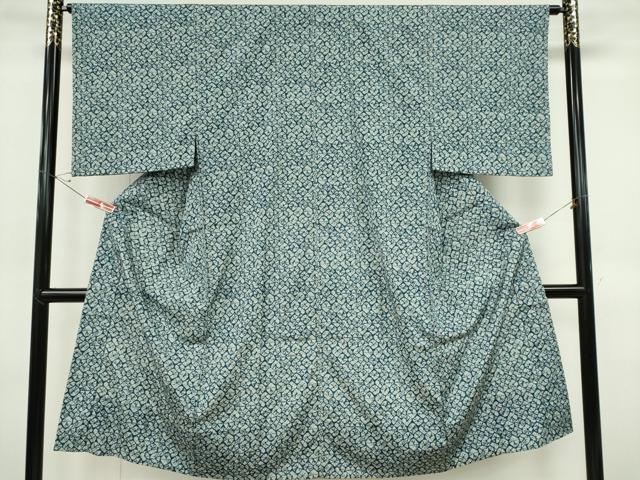 平和屋着物■男性　長襦袢　無双仕立て　鹿の子文様　三越扱い　正絹　逸品　CABH1105ou
