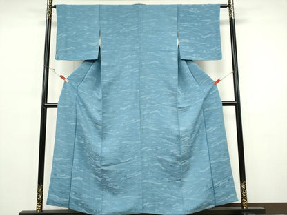 平和屋着物■上質な色無地　草木地紋　桝花色　正絹　逸品　CABH1107ou