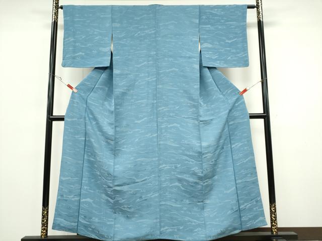 平和屋着物■上質な色無地　草木地紋　桝花色　正絹　逸品　CABH1107ou