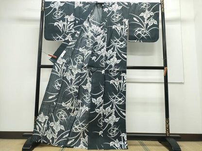 平和屋着物∴夏物 浴衣 杜若 綿 逸品 CABH1211ng