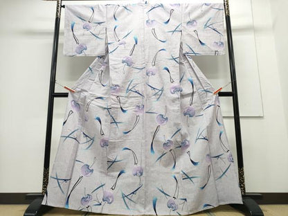 平和屋着物∴夏物 浴衣 注染 風鈴 日本製 綿 逸品 CABH1214ng