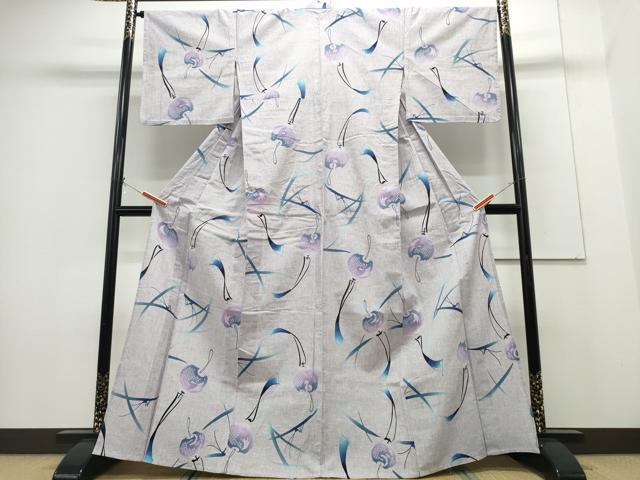平和屋着物∴夏物 浴衣 注染 風鈴 日本製 綿 逸品 CABH1214ng