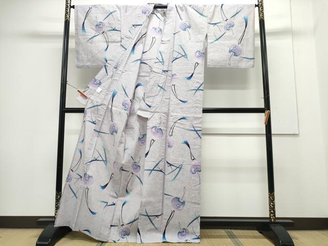 平和屋着物∴夏物 浴衣 注染 風鈴 日本製 綿 逸品 CABH1214ng