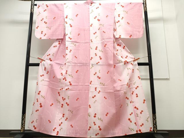 平和屋着物∴夏物　浴衣　金魚　綿　逸品　CABH1216ng