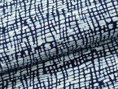 平和屋着物∴夏物　男性　浴衣　幾何学文様　リップル生地　綿　逸品　CABH1219ng