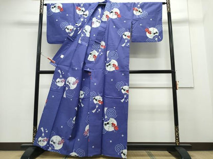 平和屋着物∴夏物　浴衣　金魚　風鈴　日本製　綿　逸品　CABH1223ng