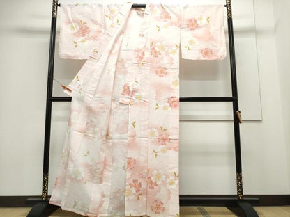 平和屋着物∴夏物　ファッションデザイナー 花井幸子　YUKIKO HANAI 　浴衣　撫子　綿　逸品　CABH1230ng