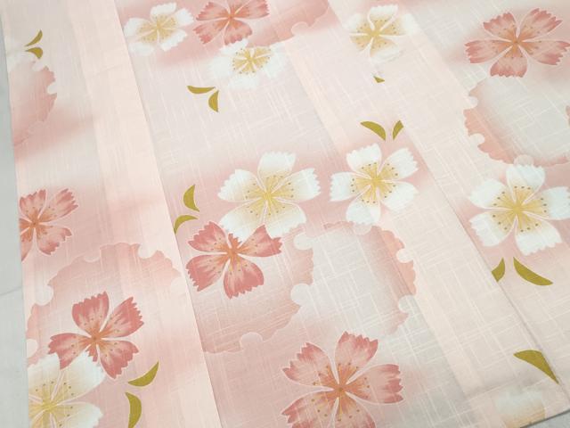平和屋着物∴夏物　ファッションデザイナー 花井幸子　YUKIKO HANAI 　浴衣　撫子　綿　逸品　CABH1230ng