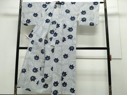 平和屋着物∴夏物　浴衣　綿絽　竜田川　綿　逸品　CABH1232ng