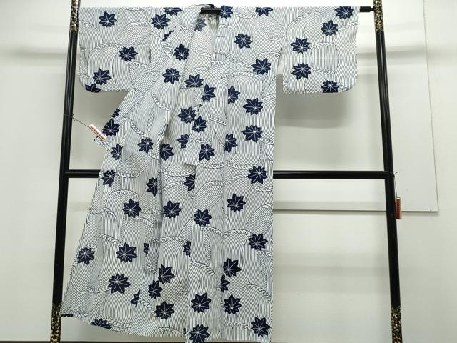平和屋着物∴夏物　浴衣　綿絽　竜田川　綿　逸品　CABH1232ng