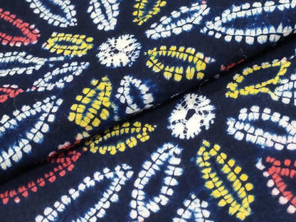 平和屋着物∴夏物　浴衣　有松鳴海絞り　花火　綿　逸品　CABH1238ng