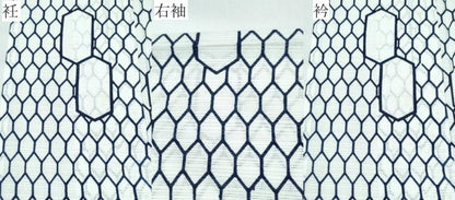平和屋着物∴夏物　浴衣　綿絽　亀甲文　綿　逸品　CABH1254ng