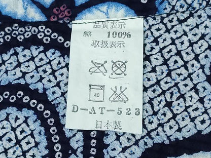 平和屋着物∴夏物　浴衣　流水舞花文　リップル生地　日本製　綿　逸品　CABH1258ng