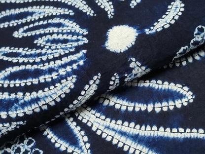 平和屋着物∴夏物　浴衣　有松鳴海絞り　乱菊　綿　逸品　CABH1277ng