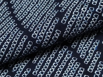 平和屋着物∴夏物　浴衣　有松鳴海絞り　立涌文様　綿　逸品　CABH1286ng