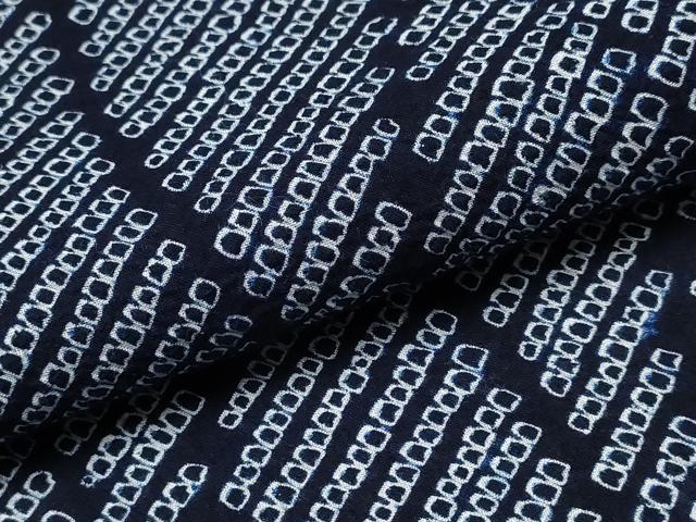 平和屋着物∴夏物　浴衣　有松鳴海絞り　立涌文様　綿　逸品　CABH1286ng