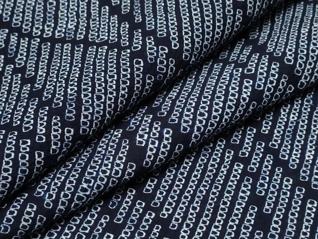 平和屋着物∴夏物　浴衣　有松鳴海絞り　立涌文様　綿　逸品　CABH1286ng