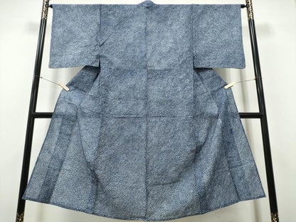 平和屋着物∴夏物　男性　浴衣　有松鳴海絞り　三浦絞り　綿　逸品　CABH1294ng