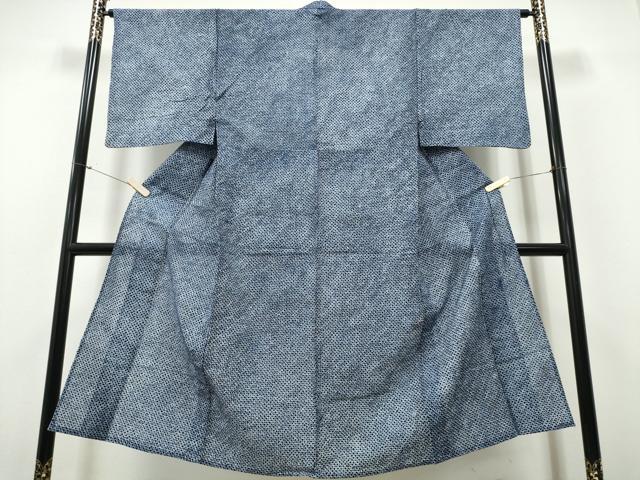 平和屋着物∴夏物　男性　浴衣　有松鳴海絞り　三浦絞り　綿　逸品　CABH1294ng