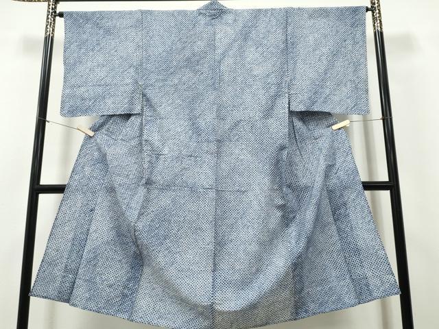 平和屋着物∴夏物　男性　浴衣　有松鳴海絞り　三浦絞り　綿　逸品　CABH1297ng