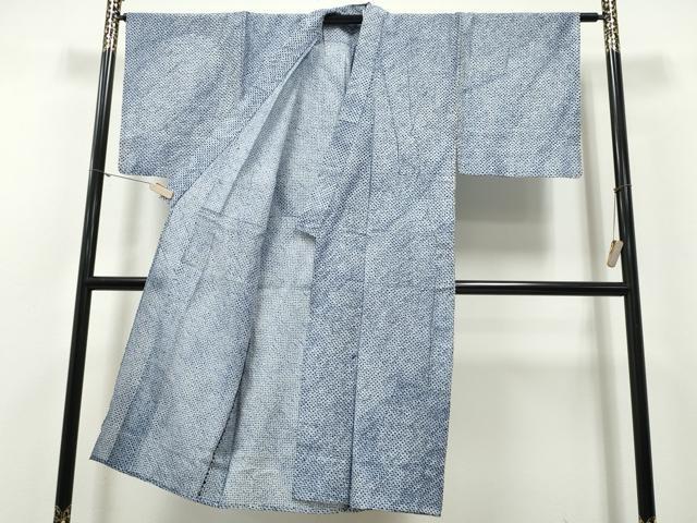 平和屋着物∴夏物　男性　浴衣　有松鳴海絞り　三浦絞り　綿　逸品　CABH1297ng