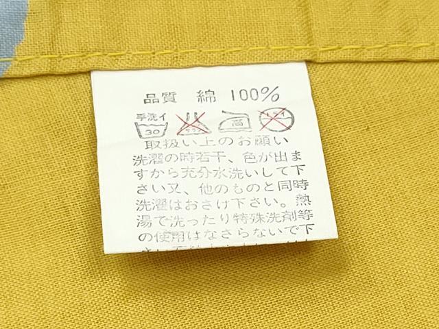 平和屋着物∴夏物　浴衣　注染　金魚　風鈴　綿　逸品　CABH1303ng