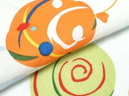 平和屋着物∴夏物　浴衣　綿紅梅　水風船　綿　逸品　CABH1304ng