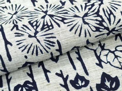 平和屋着物∴夏物　浴衣　注染　手縫い　枝松文　日本製　綿　逸品　CABH1312ng