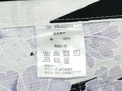 平和屋着物∴夏物　浴衣　綿紅梅　枝垂れ桜　綿　逸品　CABH1317ng