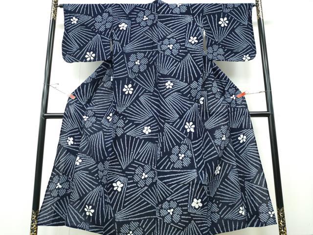 平和屋着物∴夏物　浴衣　有松鳴海絞り　綿　逸品　CABH1367ng