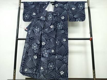 平和屋着物∴夏物　浴衣　有松鳴海絞り　綿　逸品　CABH1367ng