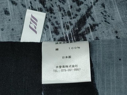 平和屋着物∴夏物　浴衣　京友禅手捺染 　優華壇　鷹　井登美謹製　日本製　反端付き　綿　逸品　未使用　CABH1369ng