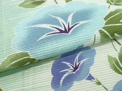 平和屋着物∴夏物　浴衣　綿絽　朝顔　綿　逸品　CABH1376ng