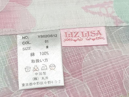 平和屋着物∴夏物　浴衣　薔薇　ラメ　綿　逸品　CABH1381ng