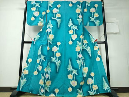 平和屋着物∴夏物　ファッションブランド　hiromichi nakano　ヒロミチナカノ　浴衣　草花文　綿　逸品　CABH1385ng