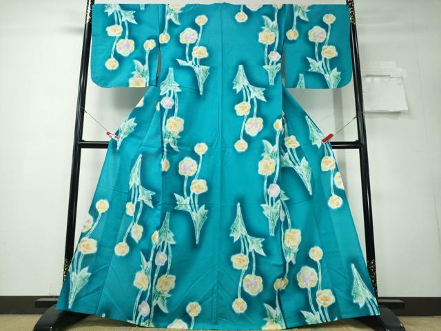 平和屋着物∴夏物　ファッションブランド　hiromichi nakano　ヒロミチナカノ　浴衣　草花文　綿　逸品　CABH1385ng