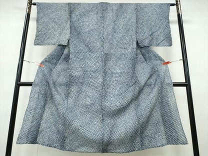 平和屋着物∴夏物　男性　浴衣　有松鳴海絞り　三浦絞り　綿　逸品　CABH1431ng