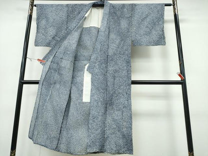 平和屋着物∴夏物　男性　浴衣　有松鳴海絞り　三浦絞り　綿　逸品　CABH1431ng