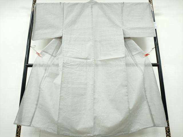 平和屋着物∴夏物　男性　浴衣　めんあさしじら　霞色　綿麻　逸品　新品　CABH1446ng