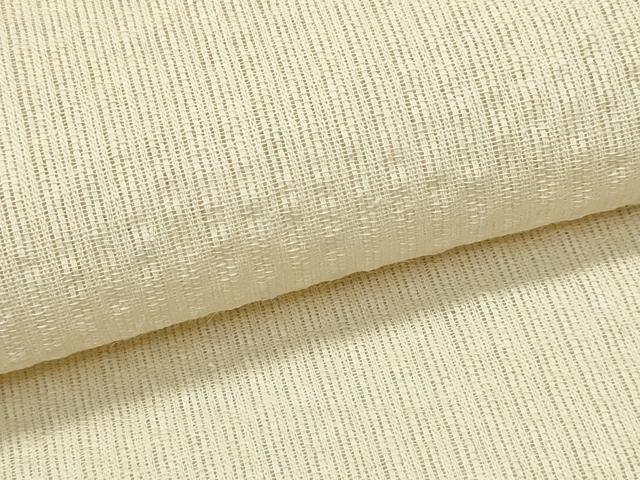 平和屋着物∴夏物　男性　浴衣　めんあさしじら　練色　綿麻　逸品　新品　CABH1450ng