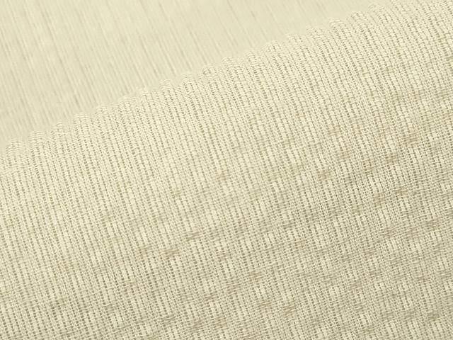 平和屋着物∴夏物　男性　浴衣　めんあさしじら　練色　綿麻　逸品　新品　CABH1449ng
