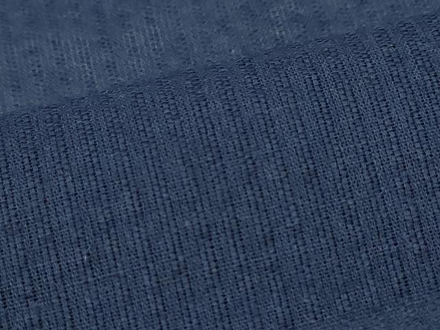 平和屋着物∴夏物　男性　浴衣　めんあさしじら　濃藍色　綿麻　逸品　新品　CABH1452ng
