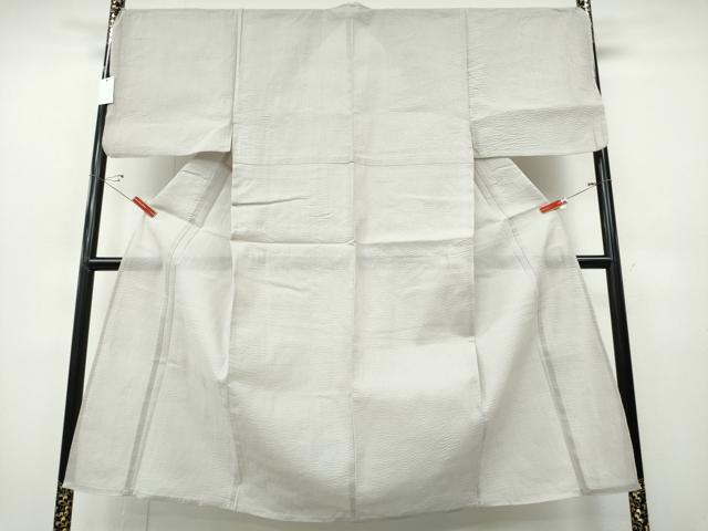 平和屋着物∴夏物　男性　浴衣　しじら織　素色　綿　逸品　新品　CABH1459ng